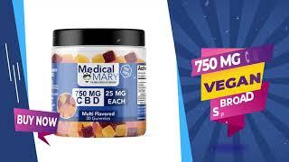 Medical Mary Broad Spectrum 750 mg CBD Vegan Gummies [273ab3f83]