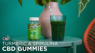 CBDfx CBD Gummies With Turmeric and Spirulina