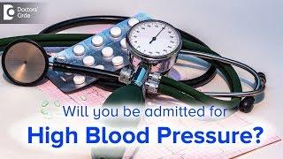 ER or not | High Blood Pressure | What if my BP is 160/110? - Dr. Anantharaman Ramakrishnan [58bbf4883]