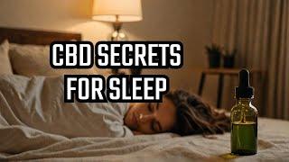 The TRUTH About Using CBD for Sleep