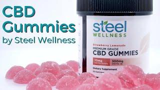 CBD Gummies from Steel Wellness | 100% THC-free CBD Gummies